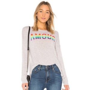 Sundry Amore Love cashmere wool sweater
